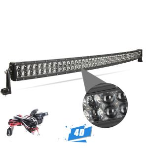 Lightbar 288W curvilineo 4 pollici da 50 pollici per camion 4x4 fuoristrada