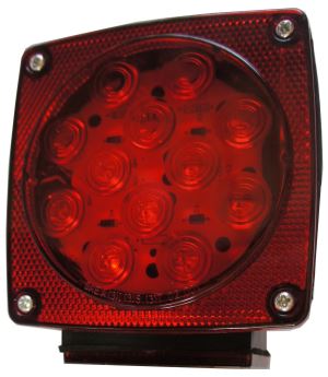 Luci di coda del freno combinato del rimorchio del camion e luce di numero della targa con il riflettore